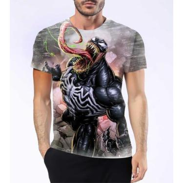Imagem de Camisa Camiseta Venom Simbionte Alien Aranha Anti Herói 1 - Estilo Kra