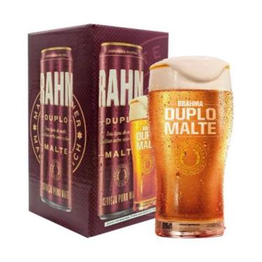 Imagem de Copo Para Cerveja Brahma Duplo Malte 425 Ml - Globimport