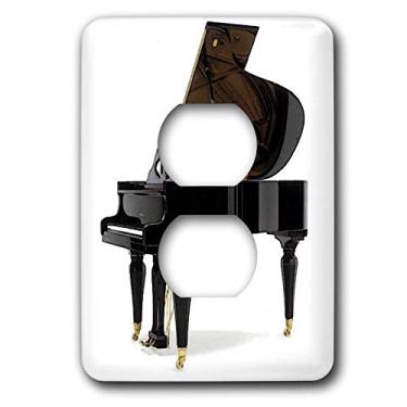 Imagem de 3dRose Tampa de tomada de 2 plugues Grand Piano da lsp_4100_6