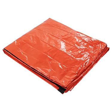 Imagem de Saco de dormir, impermeável extra grosso saco de dormir de sobrevivência de emergência 15D nylon alto isolamento com saco de armazenamento para aventura ao ar livre