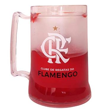 Imagem de Caneca Flamengo Gel Congelante Zico 400ml Oficial