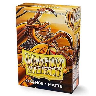 Imagem de Dragon Shield Matte Mini Japanese Orange 60 ct Card Sleeves Individual Pack