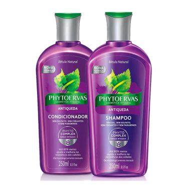 Imagem de Kit Phytoervas Antiqueda com 1 Shampoo + 1 Condicionador com 250ml cada 1 Unidade