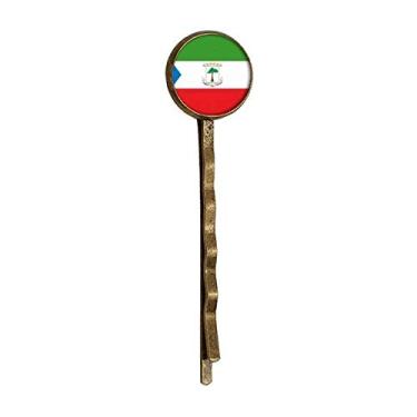 Imagem de Boné de metal retrô com a bandeira nacional da Guiné da África