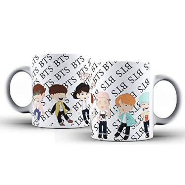 Imagem de A Dullugui Presentes Caneca BTS Bangtan Boys 17 Cerâmica 325ML