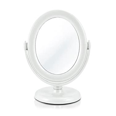 Imagem de Espelho de Mesa Dupla Face Jacki Design - Branco