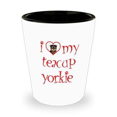 Imagem de Xícara de chá Yorkie – ideia de de Natal