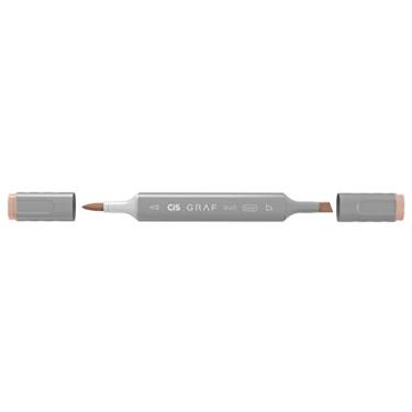 Imagem de CIS, Graf Duo Brush 60.7400, Marcador Graf Duo Brush (marrom) Potato Brown, 6 unidades