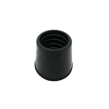 Imagem de Shepherd Hardware 8620E - Ponteiras para pernas de cadeira de borracha com diâmetro interno de 1,9 cm, pacote com 40, preto