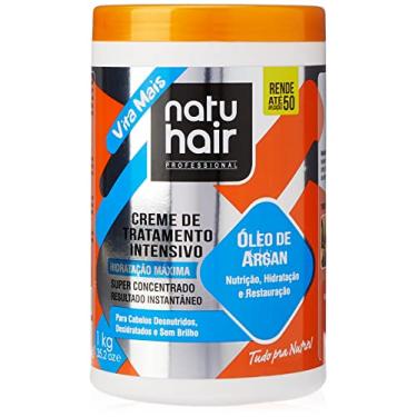 Imagem de Creme de Tratamento Intensivo Natuhair Óleo de Argan 1Kg, Branca, Médio