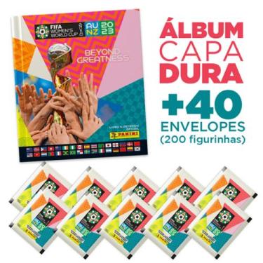 Imagem de Copa Do Mundo Feminina 2023 - Kit Álbum Capa Dura Com 40 Envelopes - F