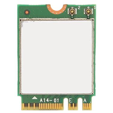 Imagem de Placa Sem Fio WIFI6E 5374M Gigabit Dual Band NGFF M2 Interface Placa de Rede (Defletor de antena de cabo de cartão único)