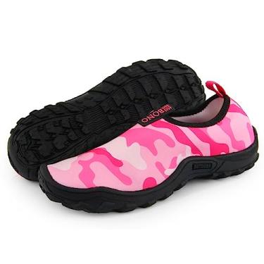 Imagem de Genérico Sapatilha Náutica Neoprene Tênis Híbrido Praia Cachoeira Água Feminino Rosa 35/36