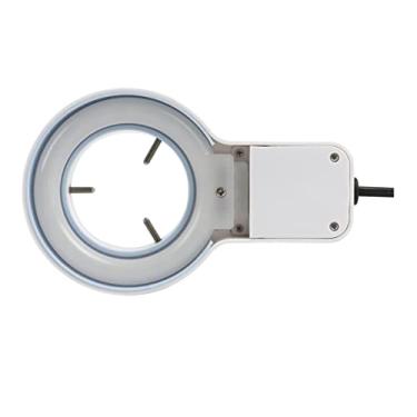 Imagem de Acessórios para microscópio digital portátil Microscópio estéreo, anel de fluorescência luz iluminador lâmpada acessórios para microscópio (cor: branco)