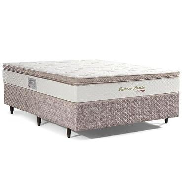 Imagem de Cama Box de Casal Herval Pallace Bambu com Molas Ensacadas, 71x138x188 cm