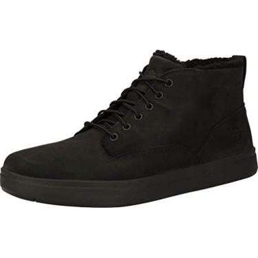 Imagem de Timberland Davis Chukka quadrado forrado quente, Black Nubuck, 11.5