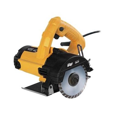 Imagem de Serra Mármore WAP ESM 1300 4.3/8" 1.300W com 2 Chaves de Aperto – Amarela/Preta