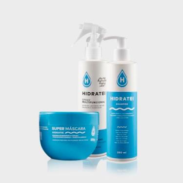 Imagem de Kit Hidratei Shampoo e Condicionador + Super Máscara 250g