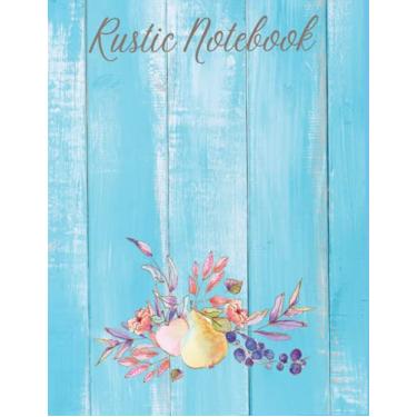 Imagem de Rustic Notebook Vintage Notebook Floral Notebook Vintage 8.5 x 11 Origami Vintage Style Notebook: Rustic Vintage No lines Notebook Sketch Pad Junk Journals Decoupage Vintage Stationary