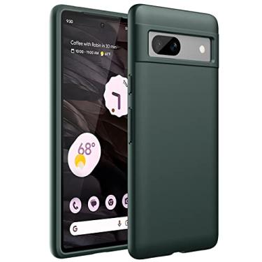 Imagem de JETech Capa Fina para Google Pixel 7a 6,1 Polegadas 2023, Case Capinha Suave TPU Fino Tampa com Acabamento Fosco e Choque-Absorção (Verde Escuro)