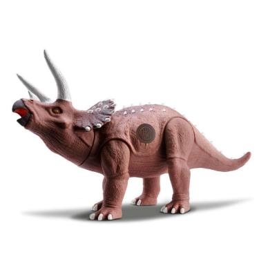 Imagem de Dinossauro Park H Triceratops 572 Com Som Bee Toys Marrom
