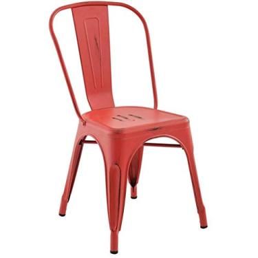 Imagem de Cadeira Iron Vintage Vermelho