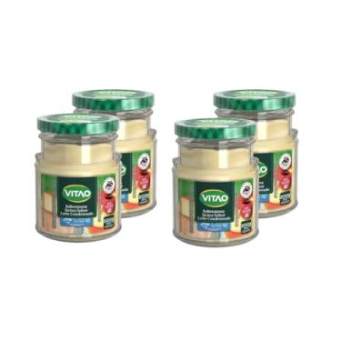 Imagem de Leite Condensado Vitao 200g Zero Açúcar Kit Com 4 Unidades