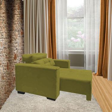 Imagem de Poltrona Amamentação E Decoração Veneza Exclusiva Amarelo