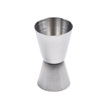 Imagem de Dosador Duplo em Aço Inox 30/50ml Bar Collection Kenya