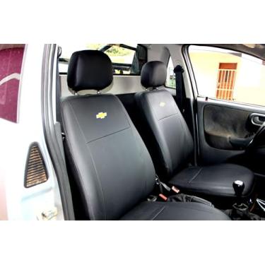 Imagem de Capa de Banco Automotivo Carro Em Couro Montana Ate 2024 (Cinza)