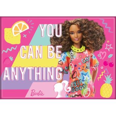 Imagem de Ímã Ata Boy Barbie You Can Be Anything 6,3 cm x 9 cm para armários e geladeiras