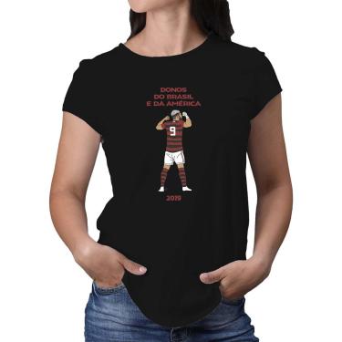 Imagem de Camiseta de Futebol Artilheiro da Nação Rubro-negra Feminina-Feminino