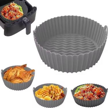 Imagem de Forma Silicone Air Fryer Forno Microondas Fritadeira