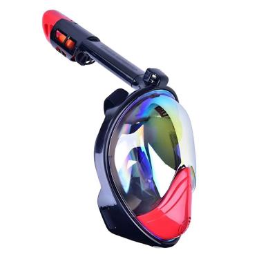 Imagem de Mascara Subaquática de de Mergulho Gold Sports Pro Polarizada Full Face Com Snorkel