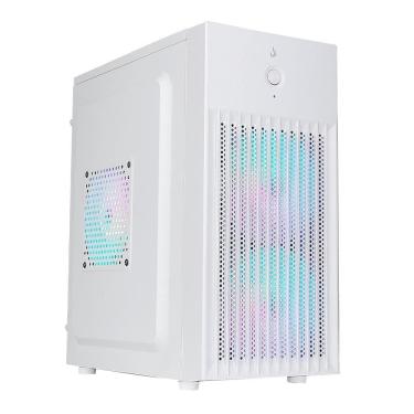 Imagem de Gabinete Gamer Rise Mode X1 White S/Fan S/Fonte MiniTower M-ATX Branco - RM-GA-OFX1-FW