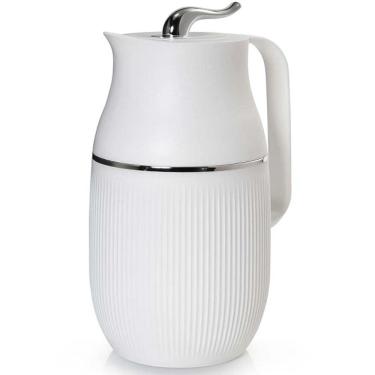 Imagem de Garrafa Termica 1L Vicenza Branca para CHA Cafe Termopro