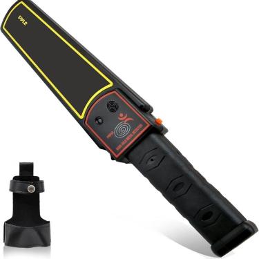 Imagem de Detector de Metais Portátil Profissional Com Carregador Sensor Bastão Metal scanner alta sensibilidade segurança