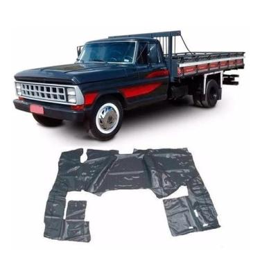 Imagem de Forração Interna Assoalho Vinil Verniz Ford F1000 F4000 Simples Ate 19