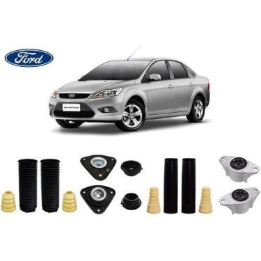 Imagem de 4 Kit Coxim Rolamento Batente Coifa Do Amortecedor Dianteiro Traseiro 