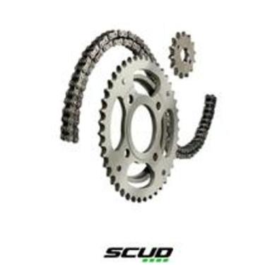 Imagem de Kit Relação Transmissão Honda CB 300 2009 até 2015 (aço 1045) - Scud