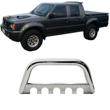 Imagem de Para-Choque de Impulsão L-200 98 Até 04 Cromado Protetor de Carter - H