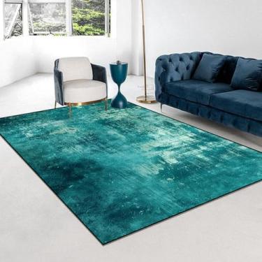 Imagem de Tapetes modernos de cor sólida para sala de estar, mesa de centro minimalista, tapetes abstratos para quarto, tapetes de sala de estar de área grande, CX016, flanela, 8,180 x 280 cm, 71 x 110 pol