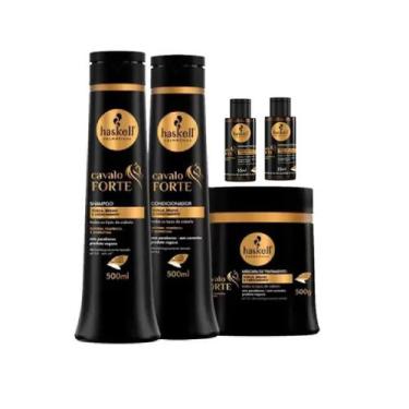 Imagem de Haskell Cosméticos Kit Cavalo Forte G 3 Itens G + 2 Complexo