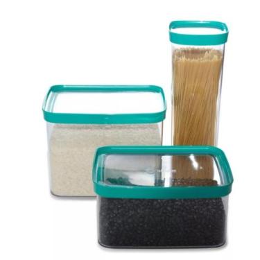 Imagem de Porta Mantimentos Para Arroz, Feijão E Macarrão Espaguete - Helsim