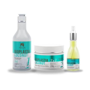 Imagem de Kit Antiqueda 3 itens Bioplastia Vegano Treeliss - Treeliss Profission