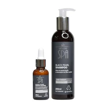 Imagem de kit Urbano Spa Black para Tratamento e Crescimento Capilar (Shampoo 250ml+Tônico Magma)