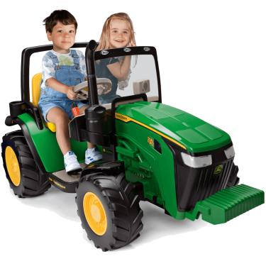 Imagem de Trator Eletrico Peg Perego John Deere Dual Force 12V 2 Lugares