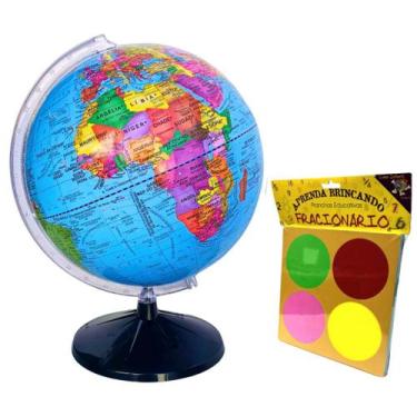 Imagem de Globo Terrestre Político Giratório + EVA Fracionário 1 a 12 avos - LIB