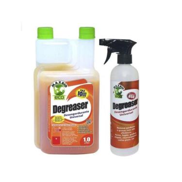 Imagem de Kit Degreaser 1L Refil Desengordurante Universal - Maxbio