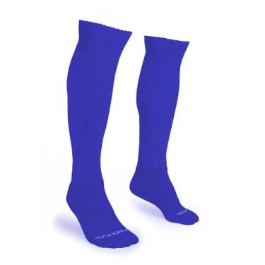 Imagem de Meião Futebol Adulto Pro Master Finta, 38 ao 43, Azul royal